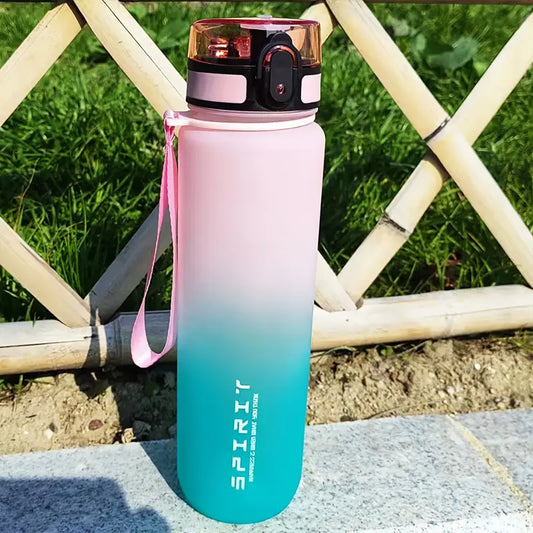 Outdoor Sports Casual Plastic Water Bottle 1000ml