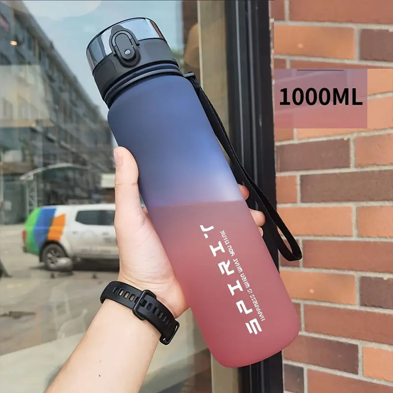 Outdoor Sports Casual Plastic Water Bottle 1000ml