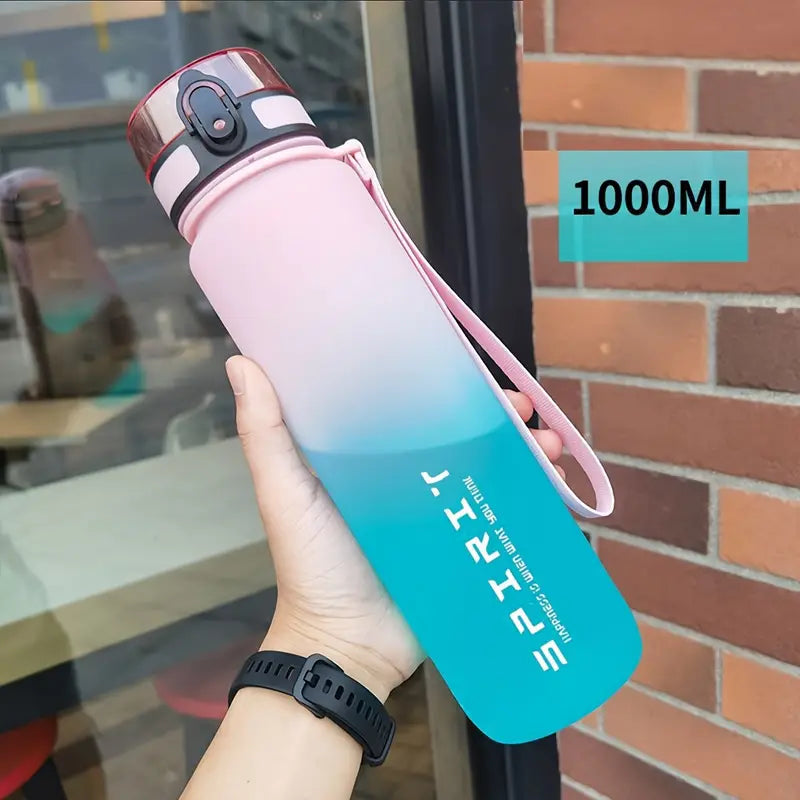 Outdoor Sports Casual Plastic Water Bottle 1000ml