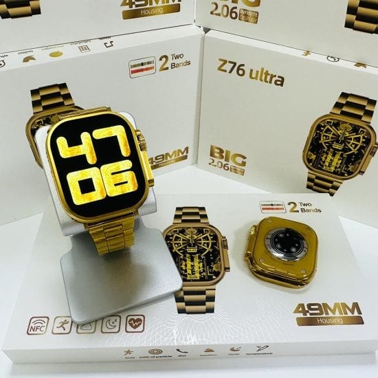 Gold Smart Watch Z76 Ultra