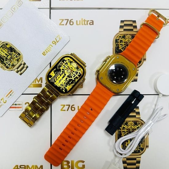 Gold Smart Watch Z76 Ultra