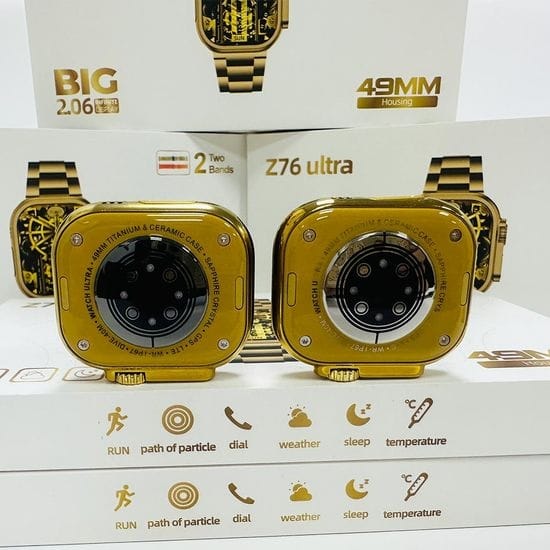 Gold Smart Watch Z76 Ultra